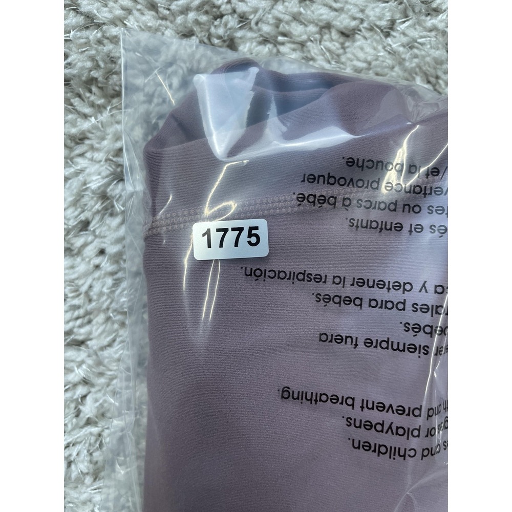 Athleta Leggings Womens Large Petite Purple Mesh High Rise Yoga Activewear Gym - Picture 11 of 11